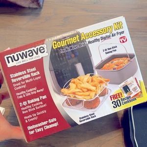 Air Fryer Gourmet Accessory Kit for Nuwave Brio